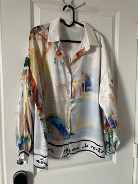 Landscape printed shirt